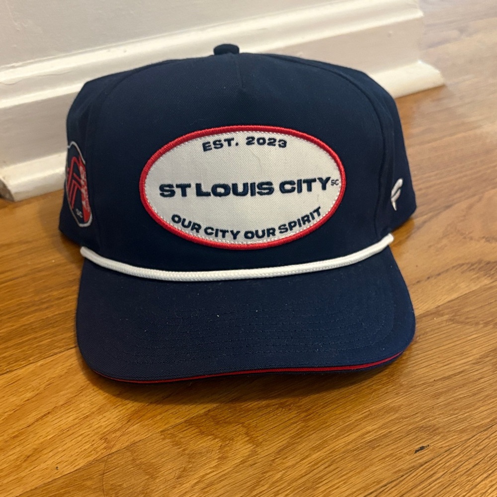 Fanatics St. Louis City Navy Blue Red White Rope Hat